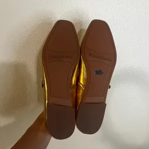 Franco Sarto Valie Mary Jane Faux Leather flats in gold WOMENS 10 thumbnail 5