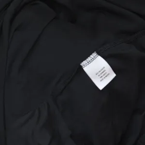 NWT 24Seven Womens Plus Size Knit Faux Wrap Short Sleeve Dress Black 1X thumbnail 4