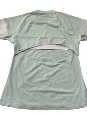 ASICS Women’s Mint Green Jersey Short Sleeve Top Size Large thumbnail 8