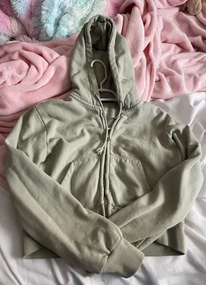 Brandy Melville Cropped Zip-Up thumbnail 2