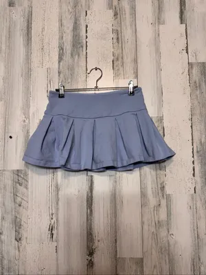 Urban Outfitters Out From Under Blue Pleated Tennis Skort Womens Small Mini Skir thumbnail 2