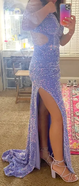 prom dress Purple Size 2 thumbnail 4