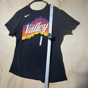 Nike Devin Booker Phoenix Suns The Valley #1 T Shirt Men's Large NBA Black thumbnail 6