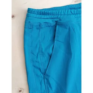 Greys Anatomy by Barco Women Active Spandex Stretch Scrub Pants Size L Teal Blue thumbnail 4