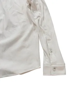 32 Degrees Heat White Soft Brushed Knit Button Down Shirt Pockets Medium Women's thumbnail 11