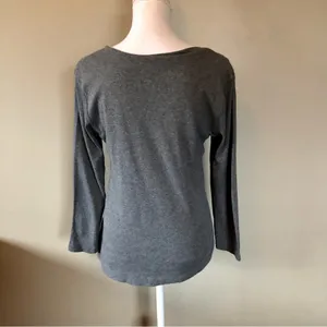 Motherhood Nursingwear Top Womens M Used Gray thumbnail 4
