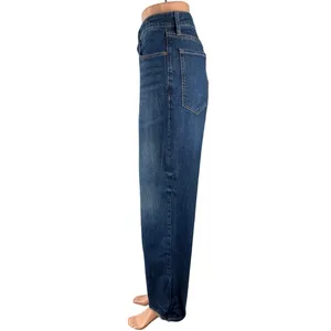 Old Navy Women Blue High Rise Baggy Barrel Palazzo Wide Leg Denim Jeans Pants 12 thumbnail 3