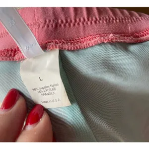 Vintage 90s J. Crew Salmon Swim Boy Short Bikini Bottom - Large thumbnail 5