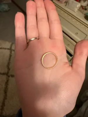 Gold band ring from Craig Husar Designs Size 7 thumbnail 1