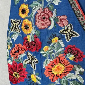 Alice + Olivia Patty Riviera Floral Embroidered A Line Mini Dress Size US 8 thumbnail 7
