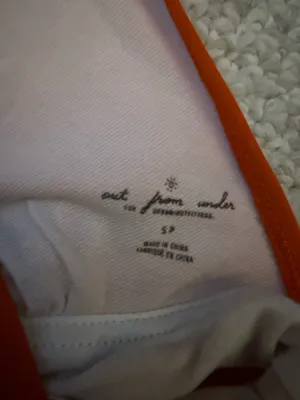 Urban outfitters burnt orange bikini top thumbnail 3