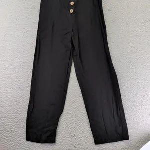 Majorelle‎ Black Tencel Linen Blend Halter Cut-Out Wide Leg Jumpsuit XXS thumbnail 7