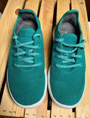 Allbirds Women's Tree Runner Highlights size 6 Green, Lightweight thumbnail 1