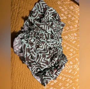 Free People ✨ Printed Prima Athletic Ruffle Shorts NWT thumbnail 2