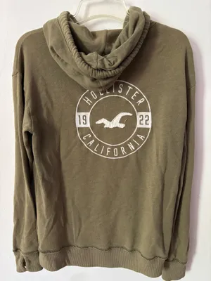 Hollister Olive Green Hoodie thumbnail 3