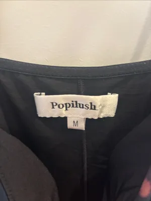 Popilush Floral Mesh Ruched Bodycon Mini Dress Black M thumbnail 2