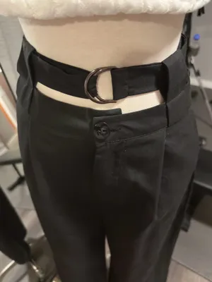 Boutique Black belted dress pants thumbnail 6