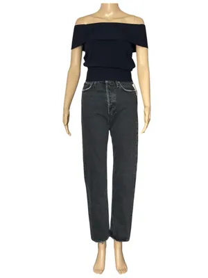 AGOLDE 90's Pinch Waist Jeans, Black Tea, 23” thumbnail 9