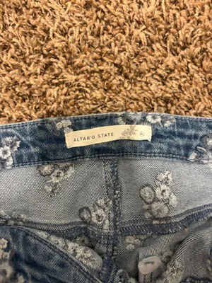 Altar'd State Skirt Denim thumbnail 3