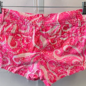 Lilly Pulitzer The Walsh Pink Pout Print Cotton 3" Shorts Sz‎ 00 thumbnail 4