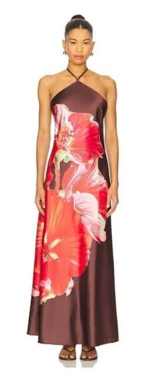 Steve Madden Flora Dress in Burnt Umber thumbnail 1
