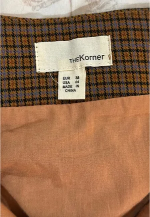 The Korner plaid mini skirt Brown Size 4 thumbnail 2