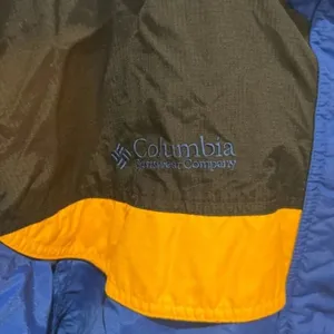 Columbia Vintage Women’s Sportswear Winter Coat-Navy,Yellow,Black-size M thumbnail 9