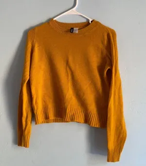 H&M Mustard Yellow Sweatshirt thumbnail 1