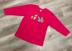 Vintage Disney Pooh Eeyore Fleece Sweatshirt E1* thumbnail 1