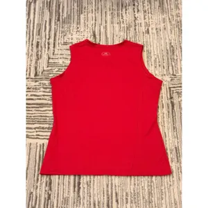 New Under Armour women's medium pink V-neck tank thumbnail 4