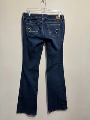 American Eagle Slim Boot Stretch Jeans Regular Dark Wash  Size 8 thumbnail 5