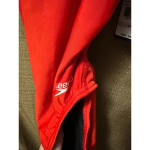 NWT Speedo Woman’s One Piece Pro LT Solid Swimsuit Size 6/32 Red thumbnail 4