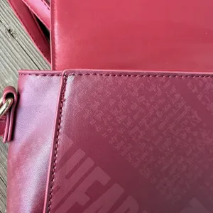 SHEIN Harry Potter Hogwarts Burgundy Crossbody Bag Faux Leather Wizard Purse thumbnail 6