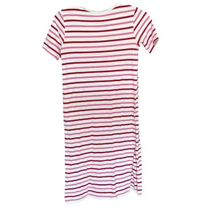 Tuckernuck Pomander Place 100% Cotton Pink Red Stripe Gio Maxi Dress Size Small thumbnail 4