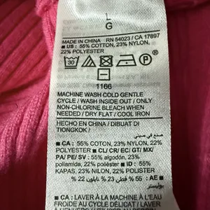 Old Navy Womens Pink Chunky Knit Turtleneck Sweater Large Relaxed Dolman Sleeve thumbnail 7