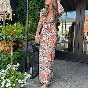 For Love & Lemons Polly‎ Floral Maxi Dress thumbnail 4