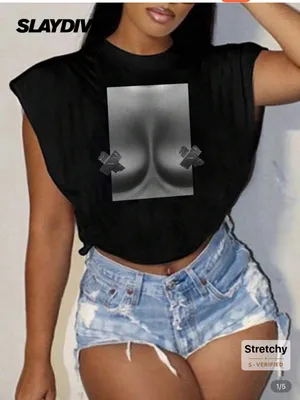 Black Graphic Tee thumbnail 1