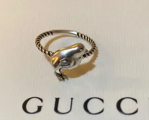 GUCCI Silver Chick Ring In 0728 Silver thumbnail 2