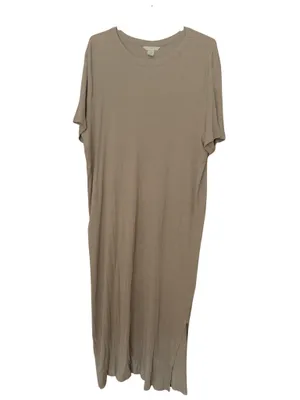 H&M Brown T-Shirt Maxi Dress (XXL) thumbnail 4