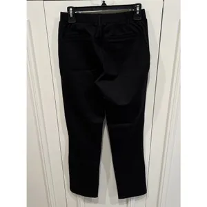 Quince Womens Ultra-Stretch Ponte Straight Leg Pants Black‎ Pull On Capsule thumbnail 3