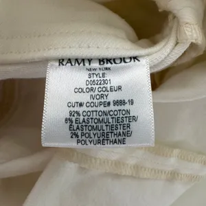 Ramy Brook Denim‎ Midi Dress 25/0 Ivory Button Front Sleeveless Utility Bodycon thumbnail 12