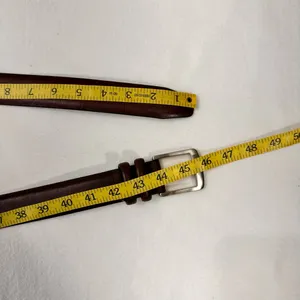 Leather Belt Men's Size 36 Brown Classic Handmade Heavy Duty Dress thumbnail 7