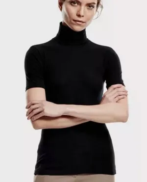 Theory black turtleneck top NEW thumbnail 2