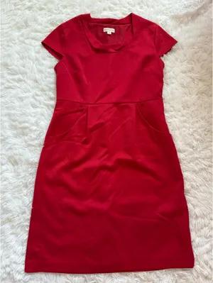 Merona Red Dress thumbnail 1