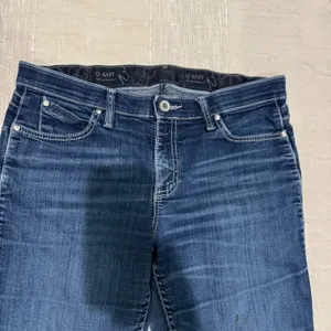 Wrangler Q-Baby 32x30 Ultimate Riding Jeans‎ Dark Wash Bootcut Star Detail 9/10 thumbnail 6