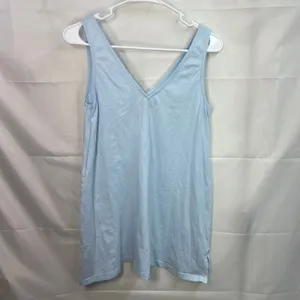 Legoe Heritage blue nursing v-neck maternity stretch sleeveless tank top cotton‎ thumbnail 7
