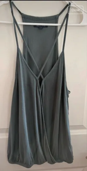 American Eagle Outfitters Soft & Sexy V-Neck Camisole in Slate Gray size medium thumbnail 1