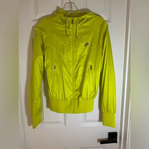 Nike “Windrunner” y2k rain‎ jacket – neon yellow, Small thumbnail 4
