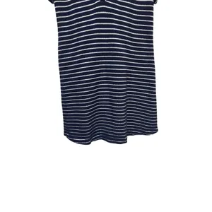 LOFT Womens Navy Blue Striped Cotton Short Sleeve Dress Nautical Coastal Medium thumbnail 10