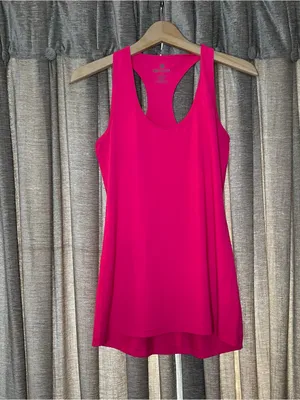 90 Degree By Reflex Vibrant Pink Racerback Active Tank Size Medium thumbnail 2